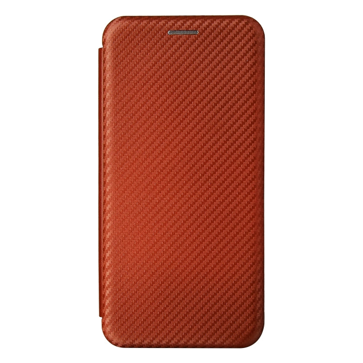 For Asus Zenfone 8 / ZS590KS (8 Mini) Carbon Fiber Texture Horizontal Flip TPU + PC + PU Leather Case with Card Slot