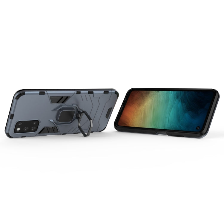 For Samsung Galaxy F52 5G Shockproof PC + TPU Protective Case with Magnetic Ring Holder