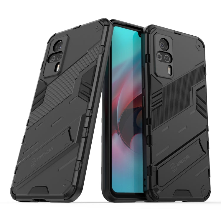 For vivo S9e Punk Armor 2 in 1 PC + TPU Shockproof Case with Invisible Holder