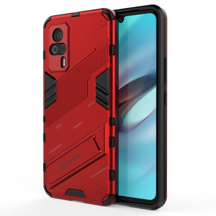 For vivo S9e Punk Armor 2 in 1 PC + TPU Shockproof Case with Invisible Holder