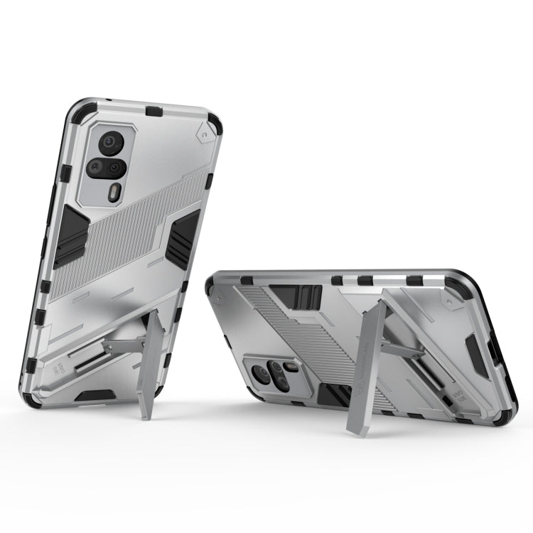 For vivo S9e Punk Armor 2 in 1 PC + TPU Shockproof Case with Invisible Holder