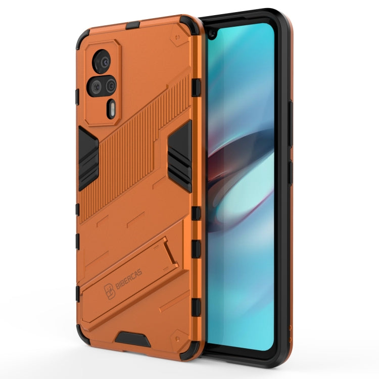 For vivo S9e Punk Armor 2 in 1 PC + TPU Shockproof Case with Invisible Holder