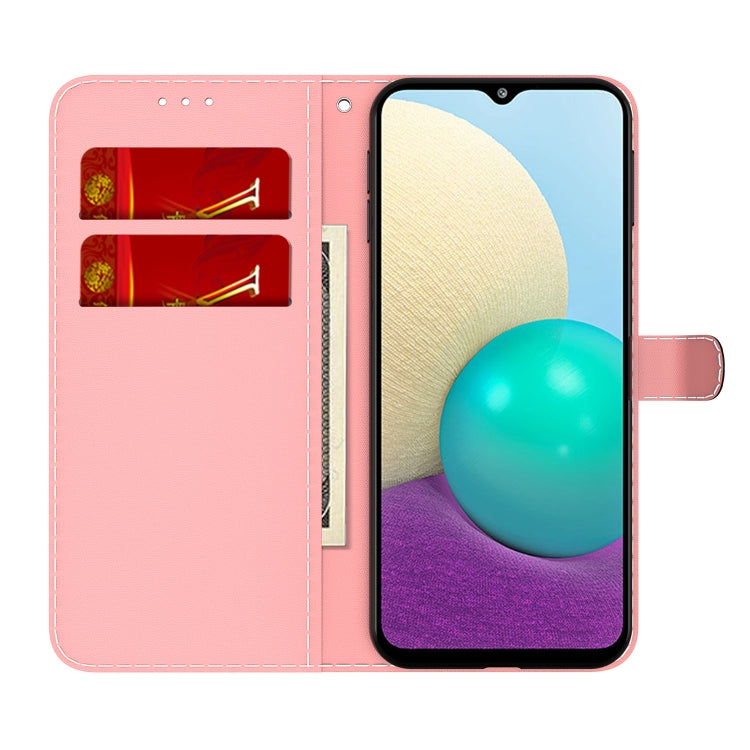 For Samsung Galaxy A02s EU Version Cloud Fog Pattern Horizontal Flip Leather Case with Holder & Card Slot & Wallet