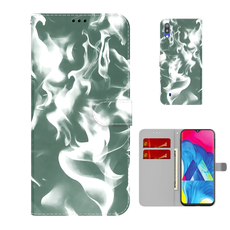 For Samsung Galaxy A10 / M10 Cloud Fog Pattern Horizontal Flip Leather Case with Holder & Card Slot & Wallet
