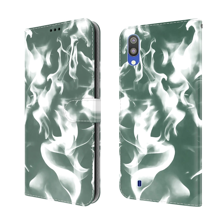 For Samsung Galaxy A10 / M10 Cloud Fog Pattern Horizontal Flip Leather Case with Holder & Card Slot & Wallet