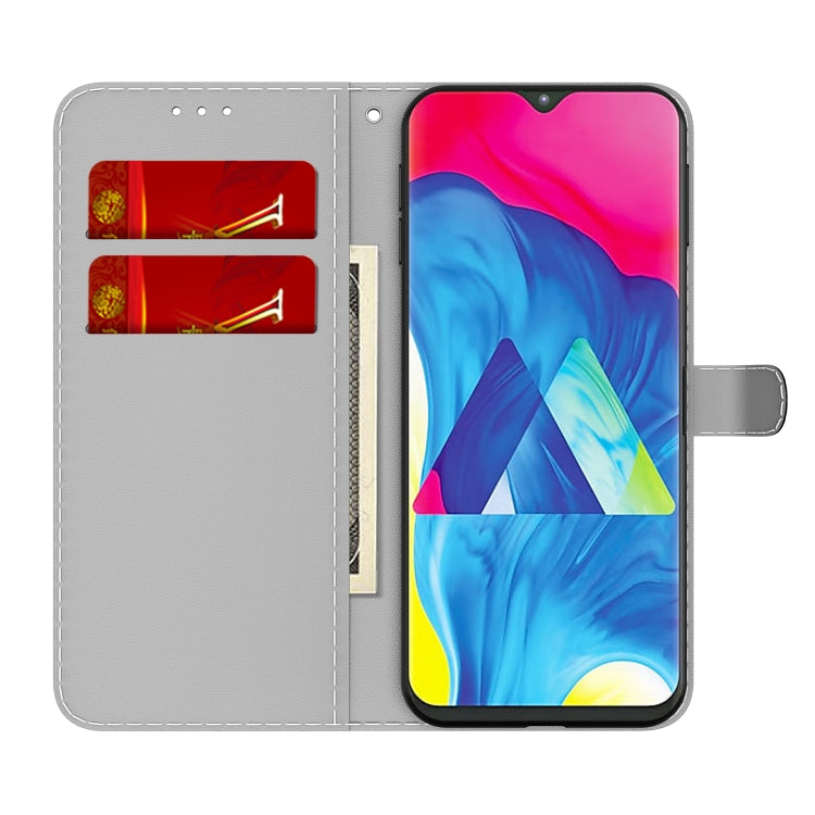 For Samsung Galaxy A10 / M10 Cloud Fog Pattern Horizontal Flip Leather Case with Holder & Card Slot & Wallet