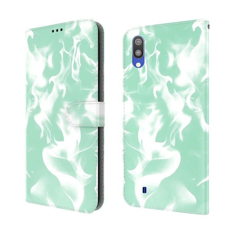 For Samsung Galaxy A10 / M10 Cloud Fog Pattern Horizontal Flip Leather Case with Holder & Card Slot & Wallet