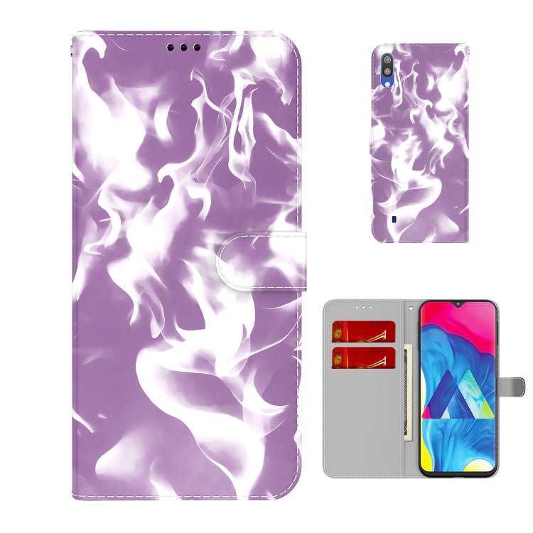For Samsung Galaxy A10 / M10 Cloud Fog Pattern Horizontal Flip Leather Case with Holder & Card Slot & Wallet