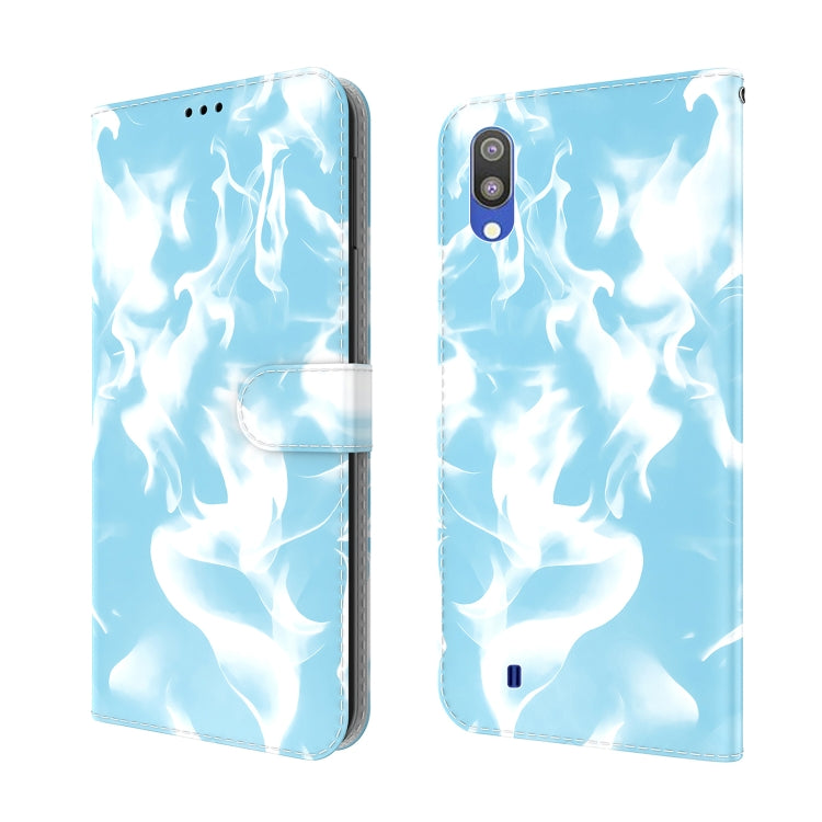 For Samsung Galaxy A10 / M10 Cloud Fog Pattern Horizontal Flip Leather Case with Holder & Card Slot & Wallet
