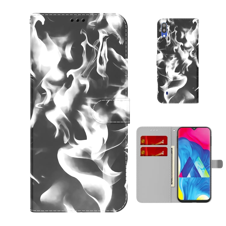 For Samsung Galaxy A10 / M10 Cloud Fog Pattern Horizontal Flip Leather Case with Holder & Card Slot & Wallet
