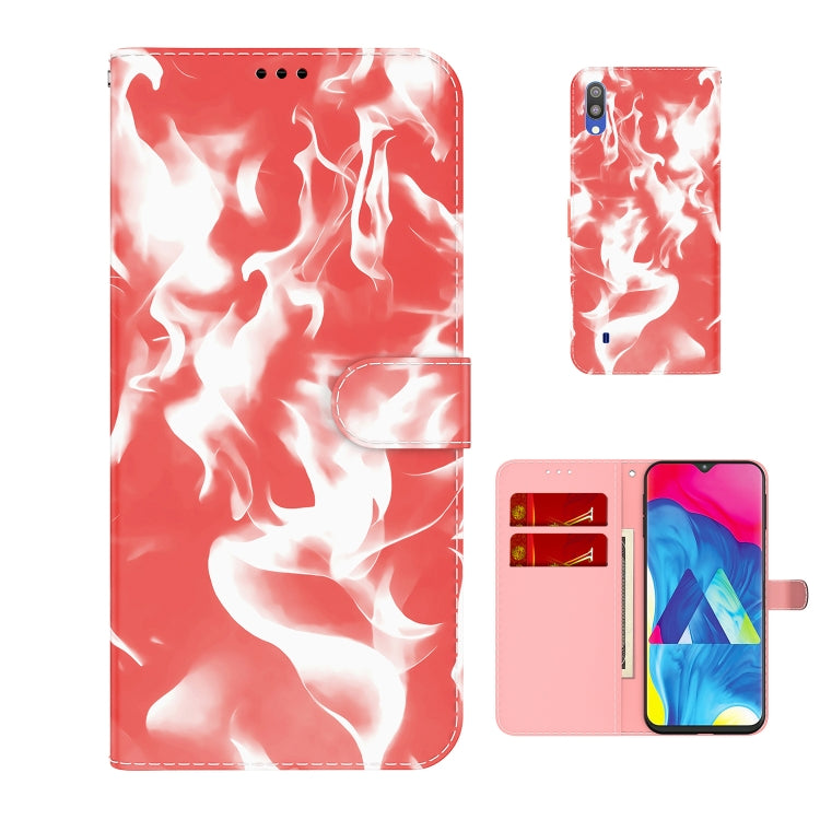 For Samsung Galaxy A10 / M10 Cloud Fog Pattern Horizontal Flip Leather Case with Holder & Card Slot & Wallet