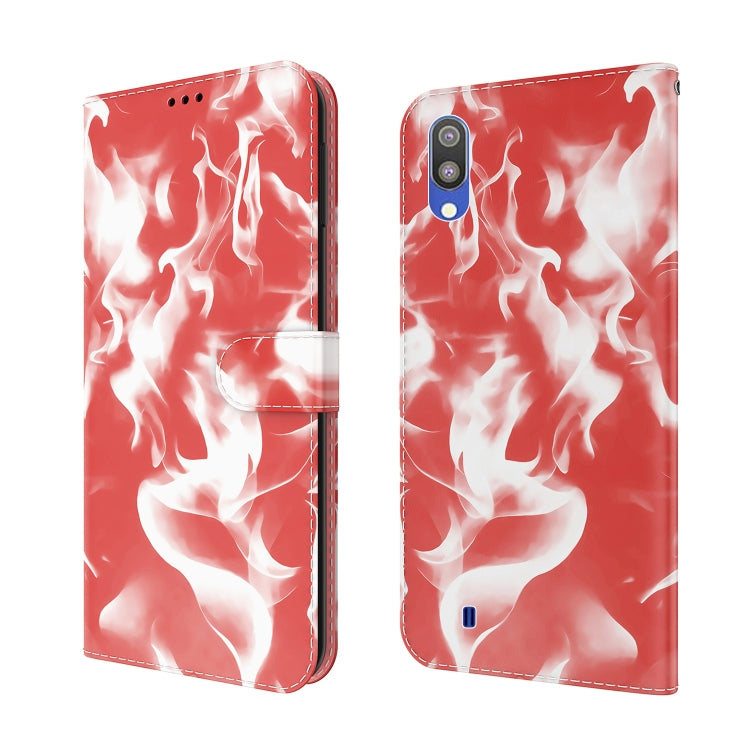 For Samsung Galaxy A10 / M10 Cloud Fog Pattern Horizontal Flip Leather Case with Holder & Card Slot & Wallet