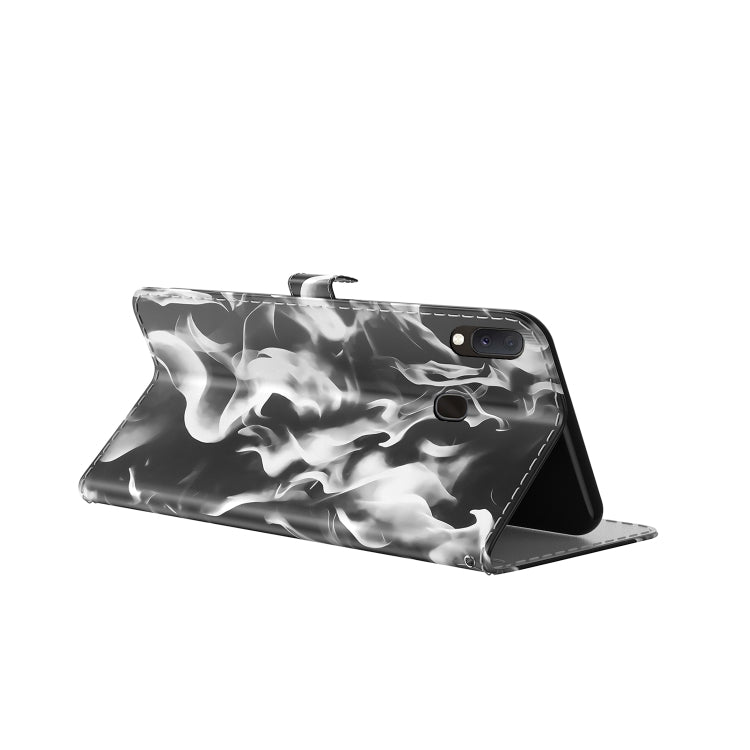 For Samsung Galaxy A10e / A20e Cloud Fog Pattern Horizontal Flip Leather Case with Holder & Card Slot & Wallet