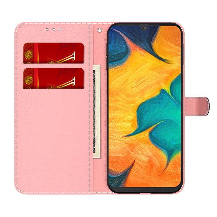 For Samsung Galaxy A20 / A30 Cloud Fog Pattern Horizontal Flip Leather Case with Holder & Card Slot & Wallet
