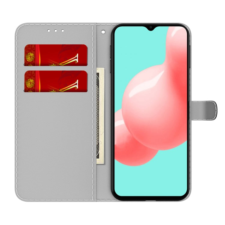 For Samsung Galaxy A32 5G Cloud Fog Pattern Horizontal Flip Leather Case with Holder & Card Slot & Wallet