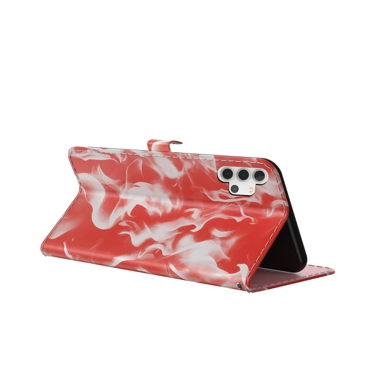 For Samsung Galaxy A32 5G Cloud Fog Pattern Horizontal Flip Leather Case with Holder & Card Slot & Wallet