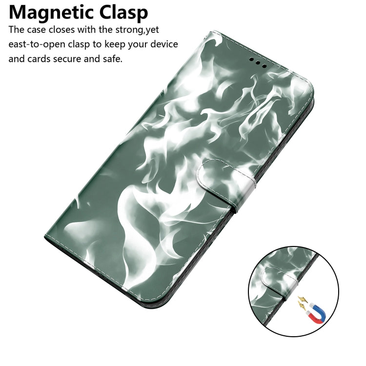 For Samsung Galaxy A42 5G Cloud Fog Pattern Horizontal Flip Leather Case with Holder & Card Slot & Wallet