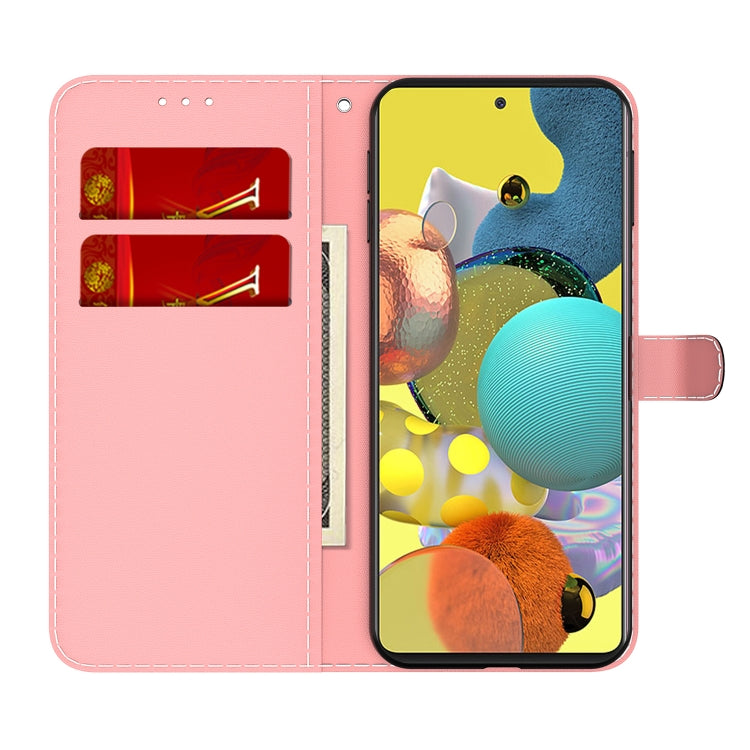 For Samsung Galaxy A51 5G Cloud Fog Pattern Horizontal Flip Leather Case with Holder & Card Slot & Wallet