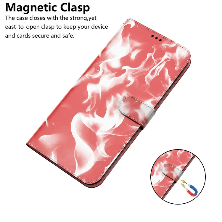 For Samsung Galaxy A51 5G Cloud Fog Pattern Horizontal Flip Leather Case with Holder & Card Slot & Wallet