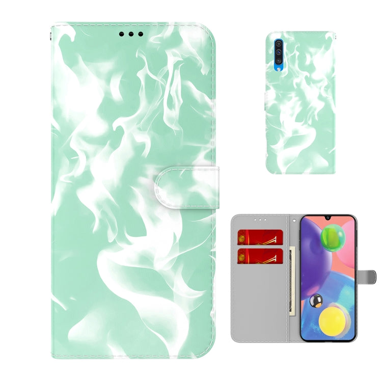 For Samsung Galaxy A70 / A70s Cloud Fog Pattern Horizontal Flip Leather Case with Holder & Card Slot & Wallet