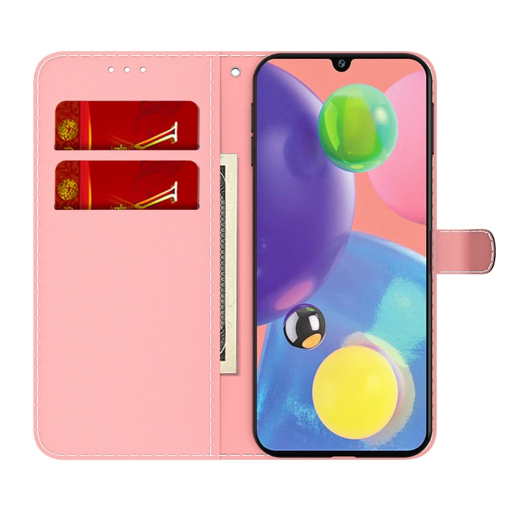 For Samsung Galaxy A70 / A70s Cloud Fog Pattern Horizontal Flip Leather Case with Holder & Card Slot & Wallet