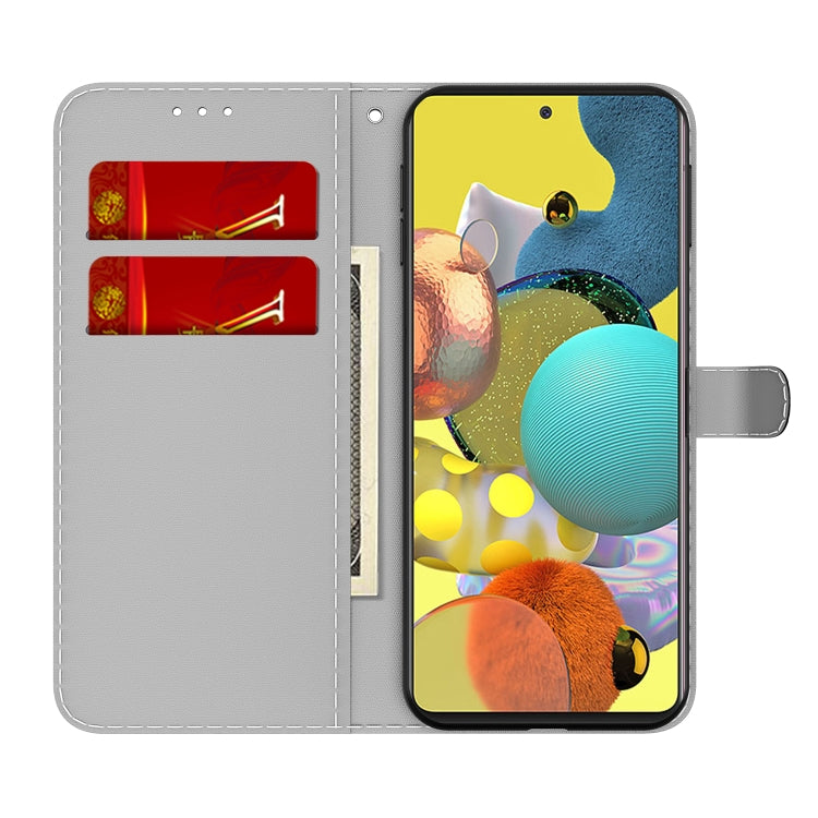 For Samsung Galaxy A71 5G Cloud Fog Pattern Horizontal Flip Leather Case with Holder & Card Slot & Wallet