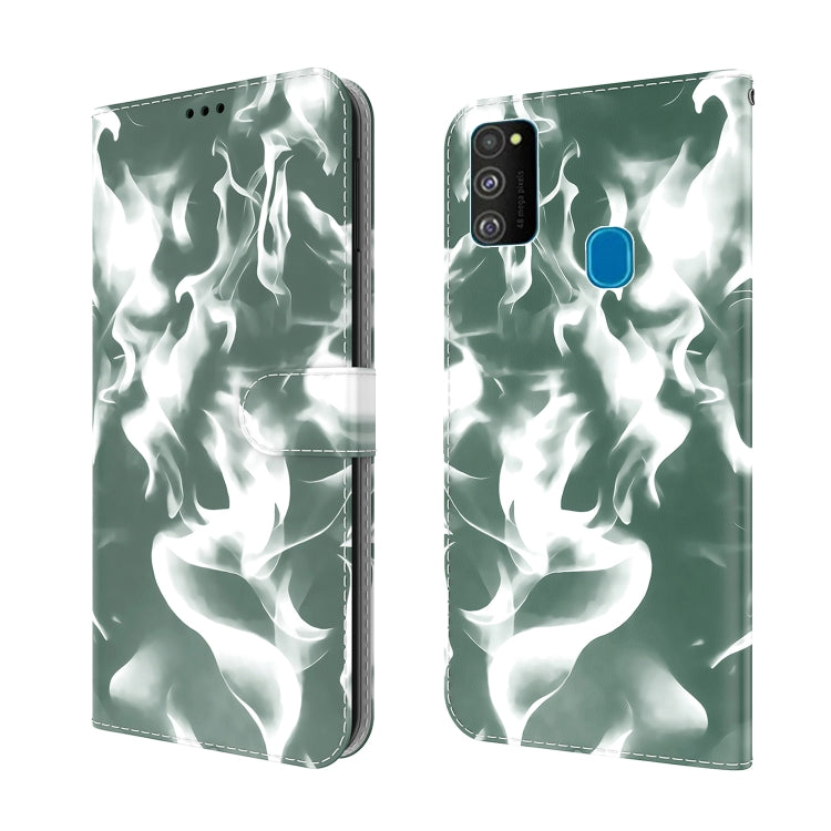 For Samsung Galaxy M30s / M20s Cloud Fog Pattern Horizontal Flip Leather Case with Holder & Card Slot & Wallet