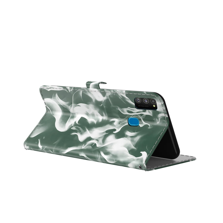 For Samsung Galaxy M30s / M20s Cloud Fog Pattern Horizontal Flip Leather Case with Holder & Card Slot & Wallet
