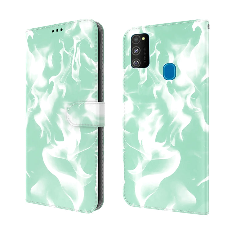 For Samsung Galaxy M30s / M20s Cloud Fog Pattern Horizontal Flip Leather Case with Holder & Card Slot & Wallet