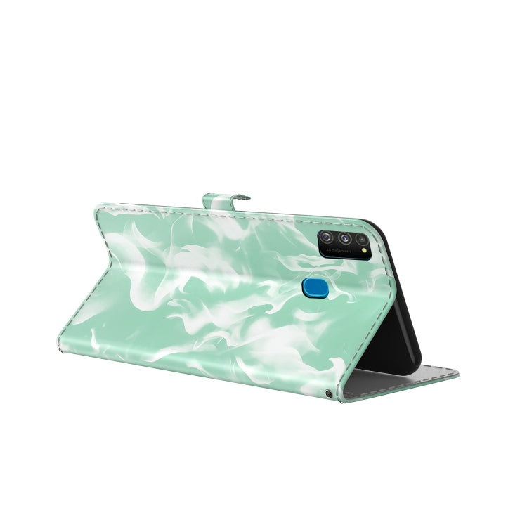 For Samsung Galaxy M30s / M20s Cloud Fog Pattern Horizontal Flip Leather Case with Holder & Card Slot & Wallet