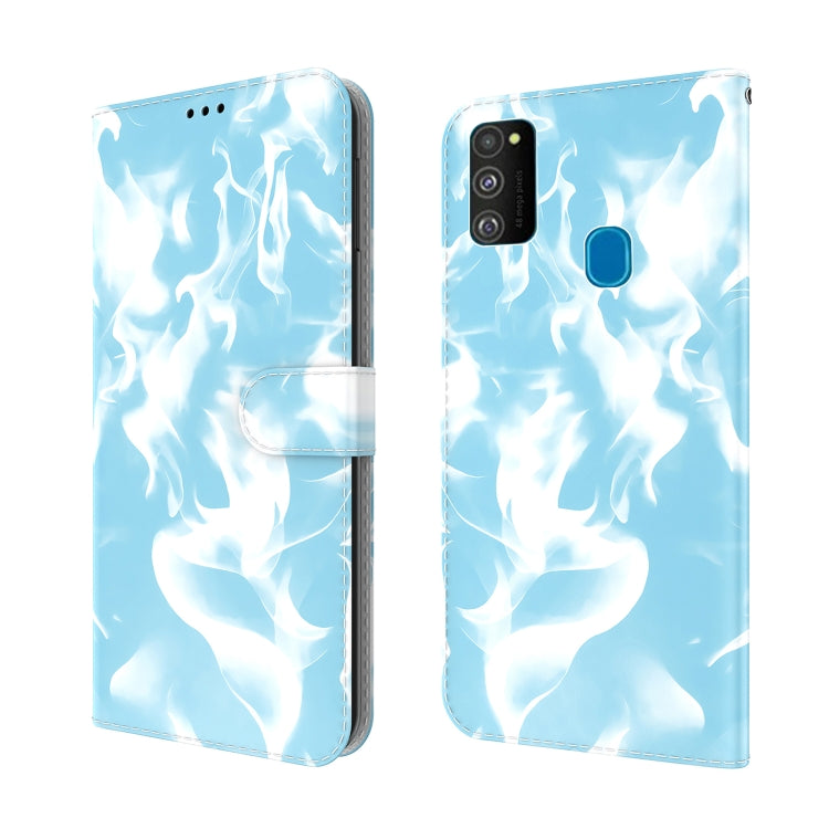 For Samsung Galaxy M30s / M20s Cloud Fog Pattern Horizontal Flip Leather Case with Holder & Card Slot & Wallet