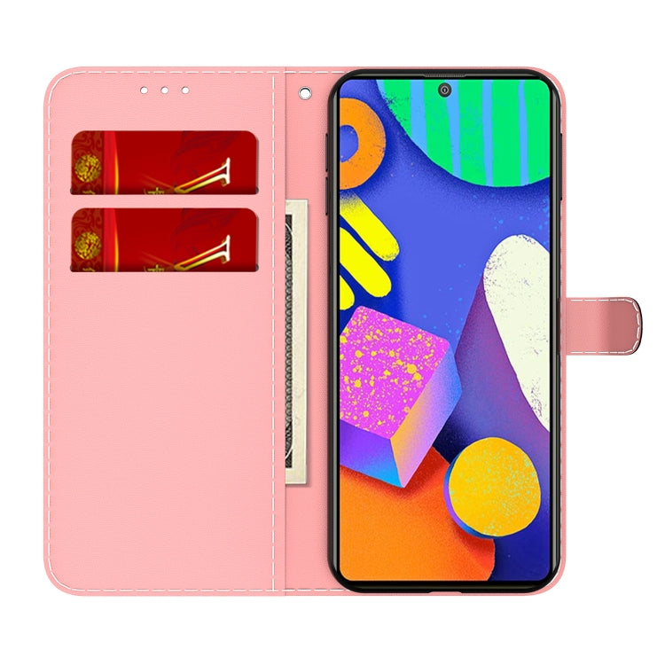 For Samsung Galaxy M62 / F62 Cloud Fog Pattern Horizontal Flip Leather Case with Holder & Card Slot & Wallet