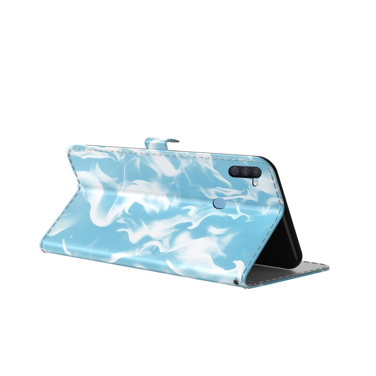 For Samsung Galaxy A11 / M11 EU Version Cloud Fog Pattern Horizontal Flip Leather Case with Holder & Card Slot & Wallet
