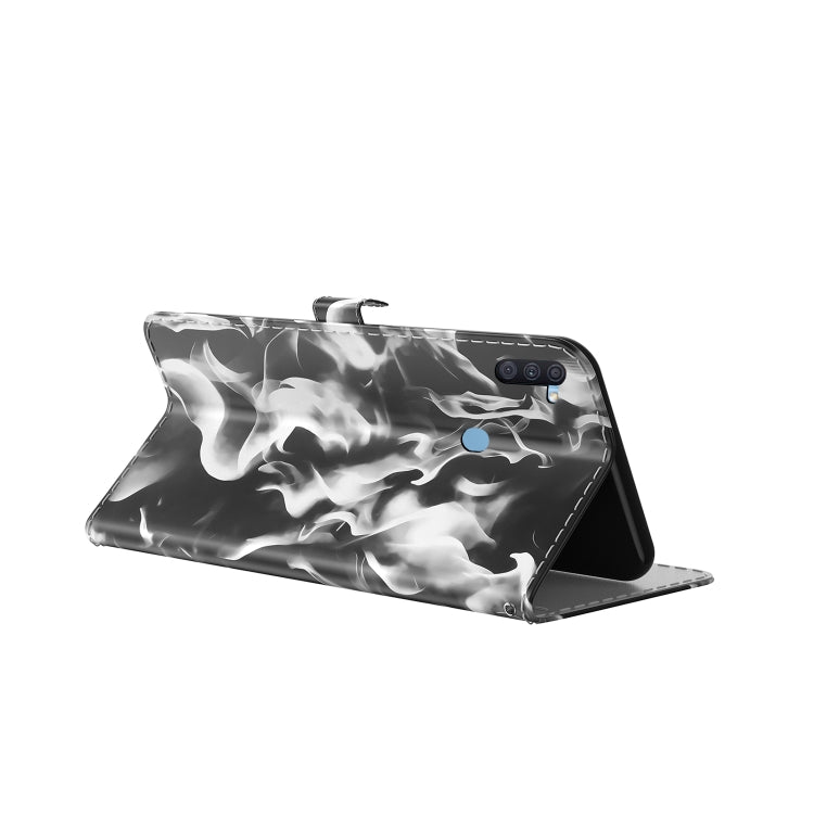 For Samsung Galaxy A11 / M11 EU Version Cloud Fog Pattern Horizontal Flip Leather Case with Holder & Card Slot & Wallet