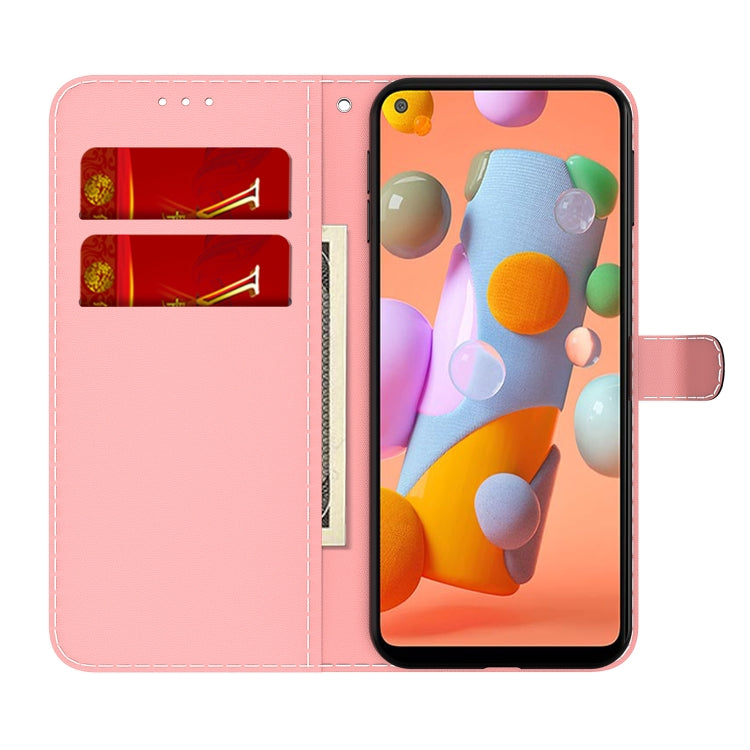 For Samsung Galaxy A11 / M11 EU Version Cloud Fog Pattern Horizontal Flip Leather Case with Holder & Card Slot & Wallet