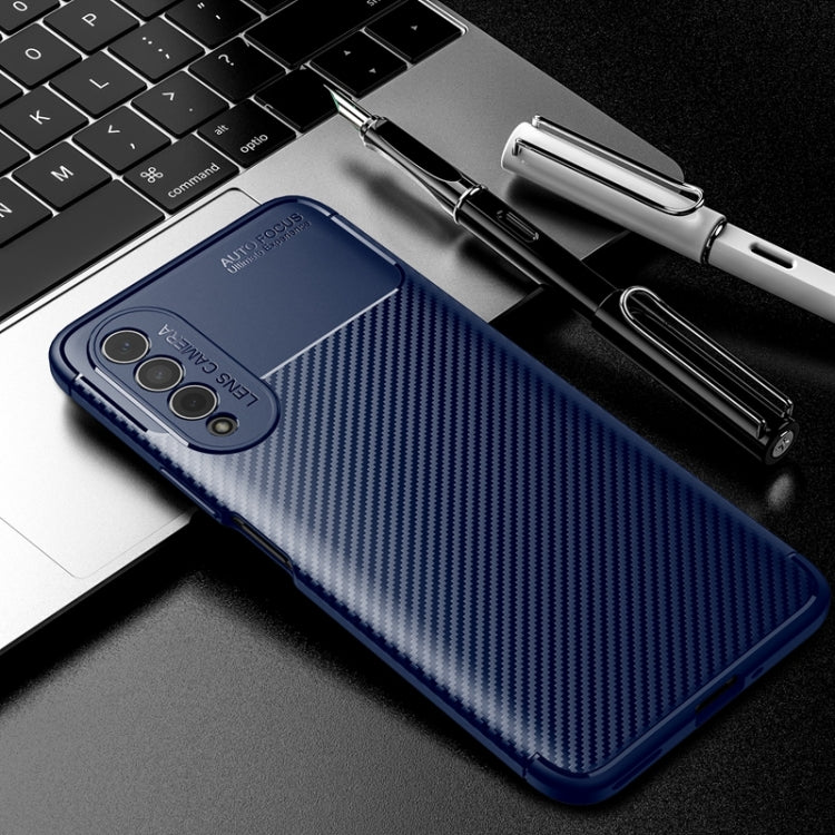 For Honor X20 SE Carbon Fiber Texture Shockproof TPU Case