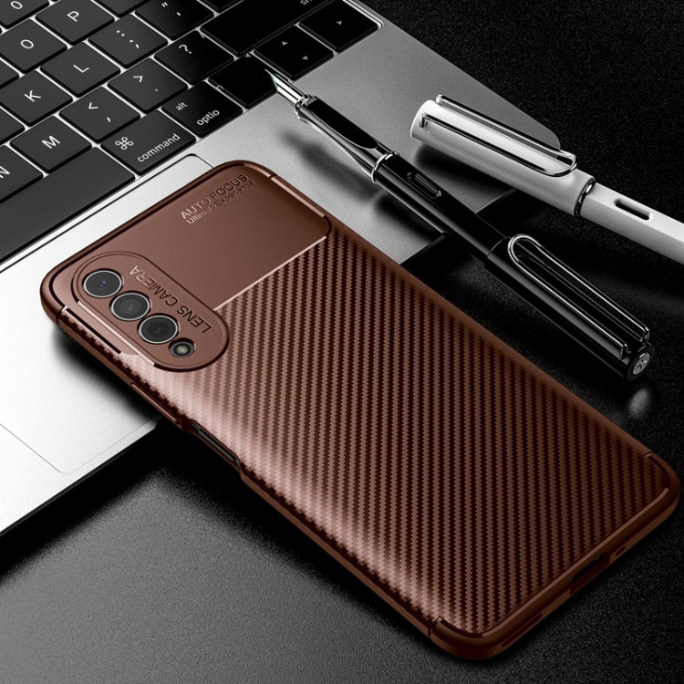 For Honor X20 SE Carbon Fiber Texture Shockproof TPU Case