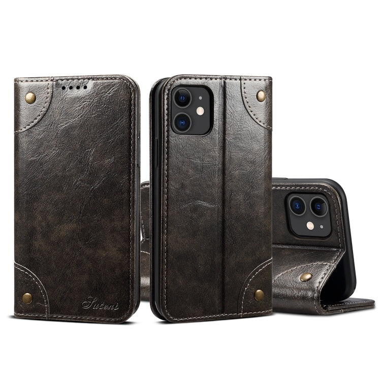 For iPhone 11 Baroque Simple Horizontal Flip Leather Case, with Holder & Card Slots & Wallet