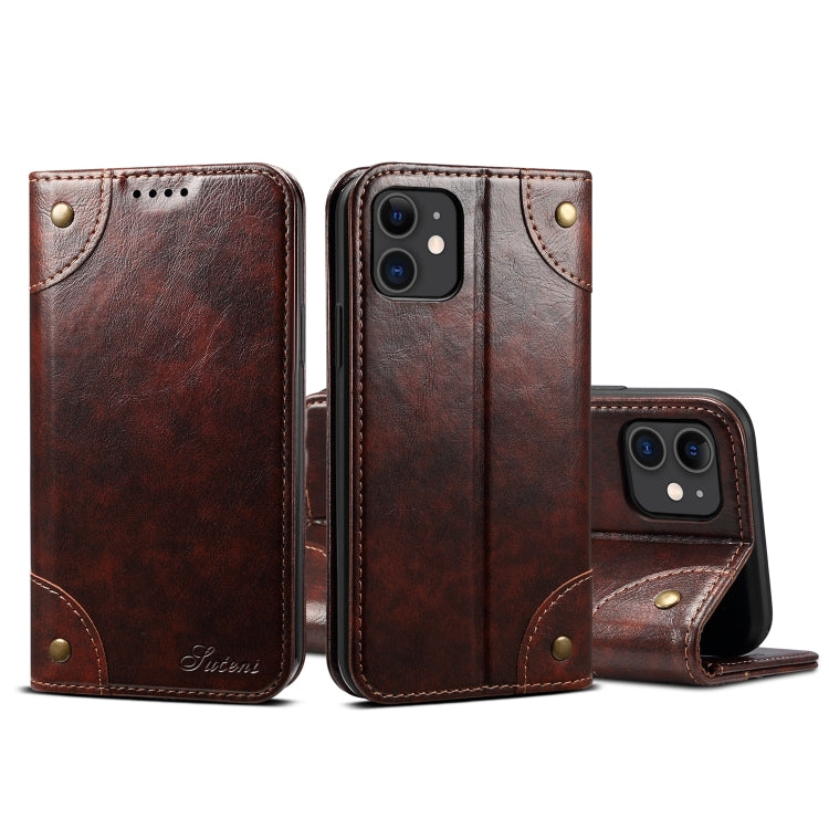 For iPhone 11 Baroque Simple Horizontal Flip Leather Case, with Holder & Card Slots & Wallet