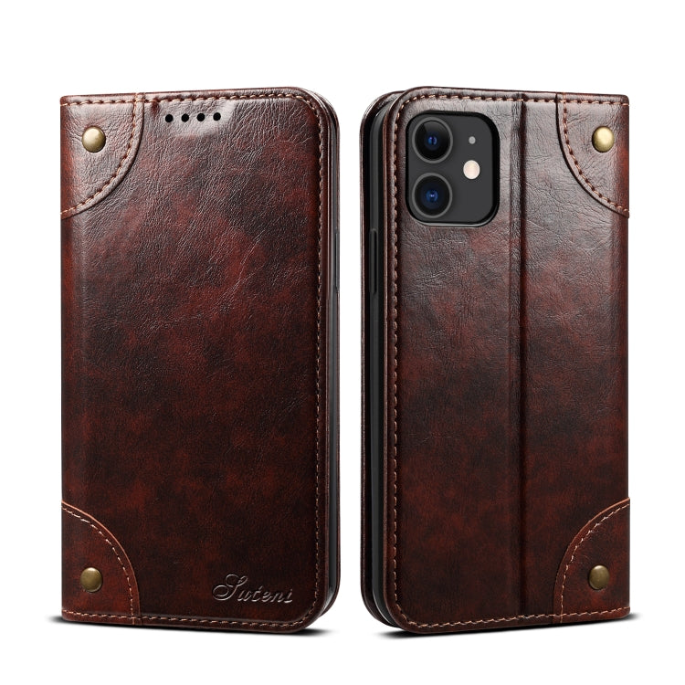 For iPhone 11 Baroque Simple Horizontal Flip Leather Case, with Holder & Card Slots & Wallet