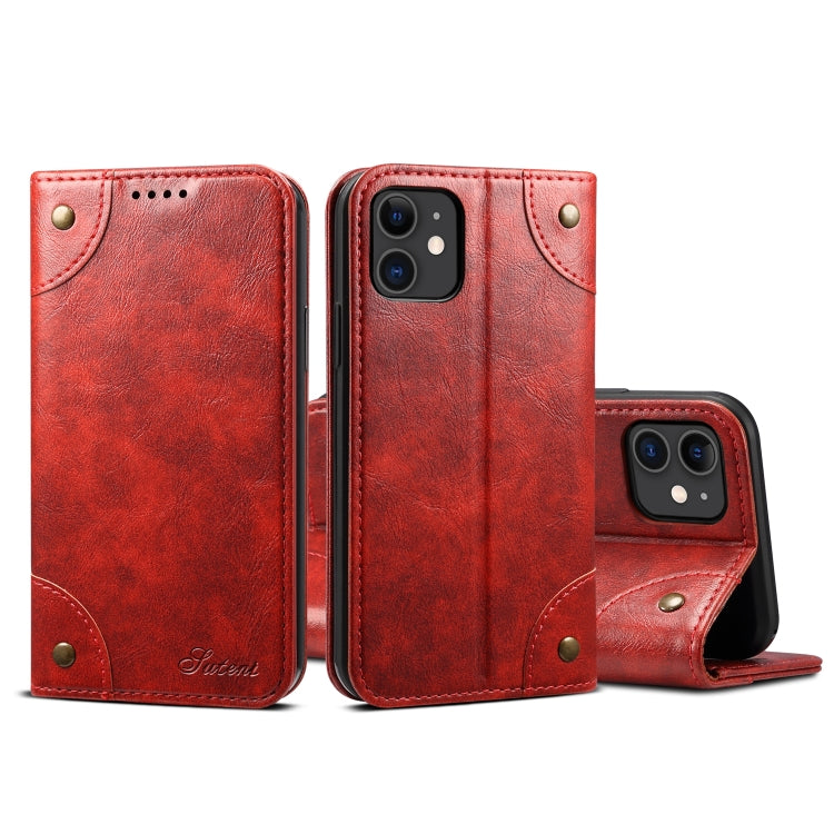 For iPhone 11 Baroque Simple Horizontal Flip Leather Case, with Holder & Card Slots & Wallet