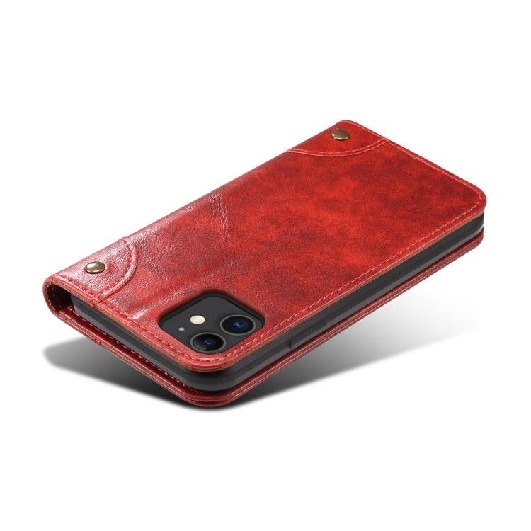 For iPhone 11 Baroque Simple Horizontal Flip Leather Case, with Holder & Card Slots & Wallet