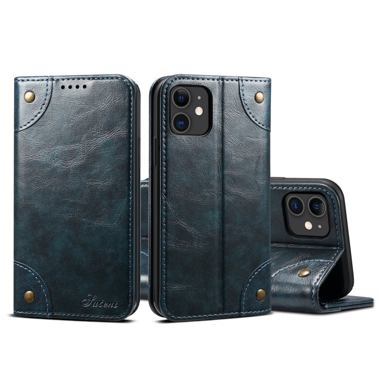 For iPhone 11 Baroque Simple Horizontal Flip Leather Case, with Holder & Card Slots & Wallet