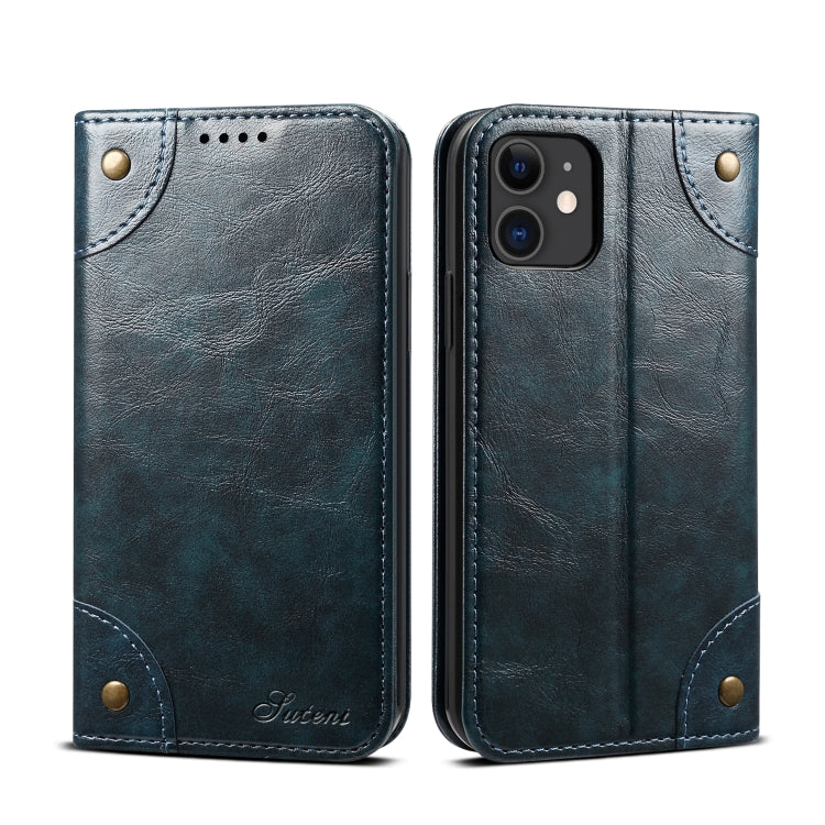 For iPhone 11 Baroque Simple Horizontal Flip Leather Case, with Holder & Card Slots & Wallet