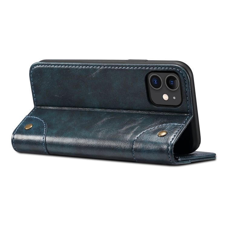 For iPhone 11 Baroque Simple Horizontal Flip Leather Case, with Holder & Card Slots & Wallet