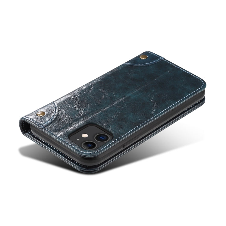 For iPhone 11 Baroque Simple Horizontal Flip Leather Case, with Holder & Card Slots & Wallet
