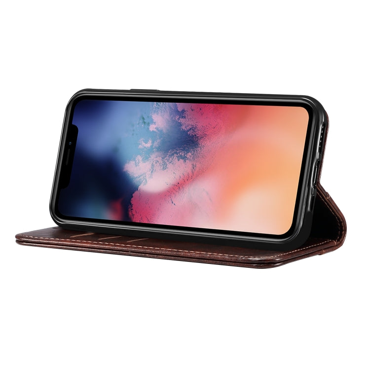 For iPhone 11 Pro Max Baroque Simple Horizontal Flip Leather Case, with Holder & Card Slots & Wallet