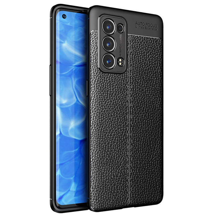 For OPPO Reno6 Pro+ 5G Litchi Texture TPU Shockproof Case