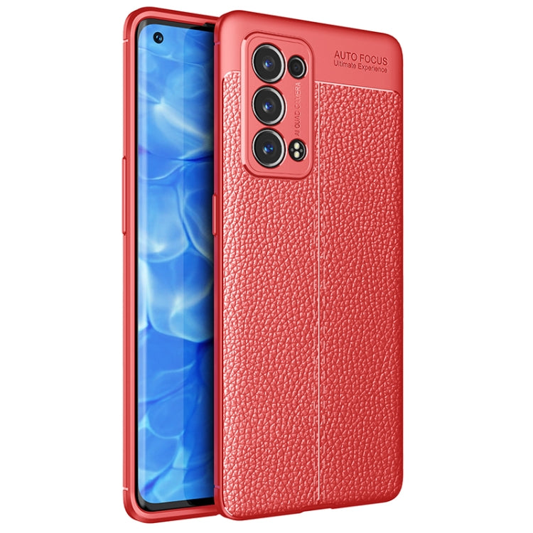 For OPPO Reno6 Pro+ 5G Litchi Texture TPU Shockproof Case