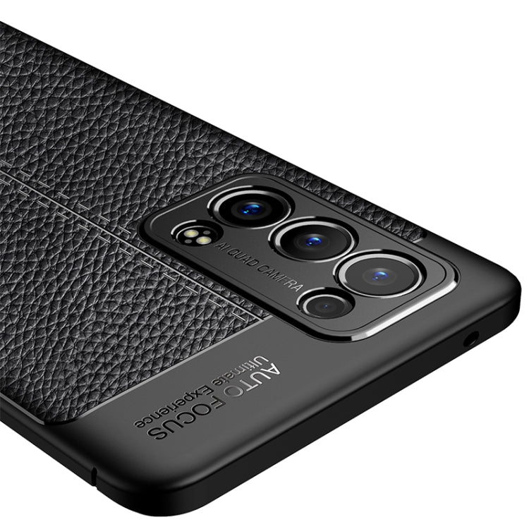 For OPPO Reno6 Pro+ 5G Litchi Texture TPU Shockproof Case